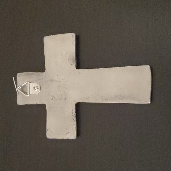 Cross Silver Tone Rustic Mexico - Picture 3 of 6